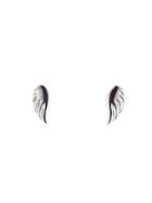 Finn Minor Obsessions Angel Wing Studs - White Gold