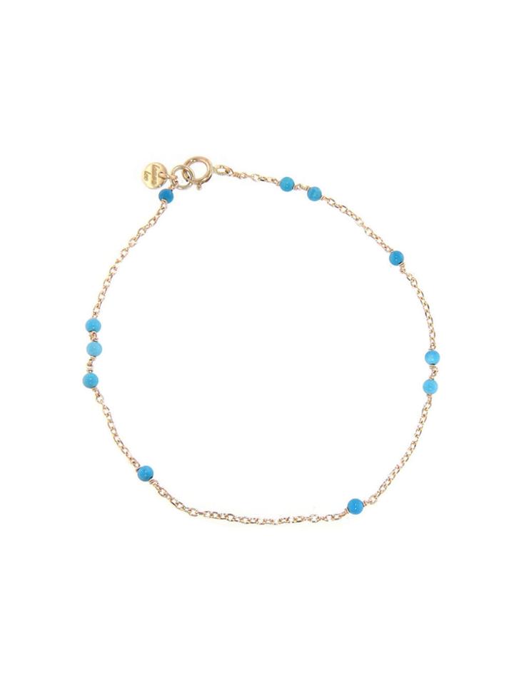 Ylang 23 Beaded Turquoise Sleeper Bracelet