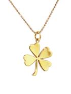 Jennifer Meyer Designer Jewelry Yellow Gold Four-leaf Clover Necklace
