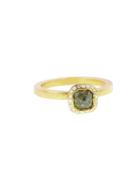 Todd Reed Small Yellow Diamond Solitaire Ring In Yellow Gold