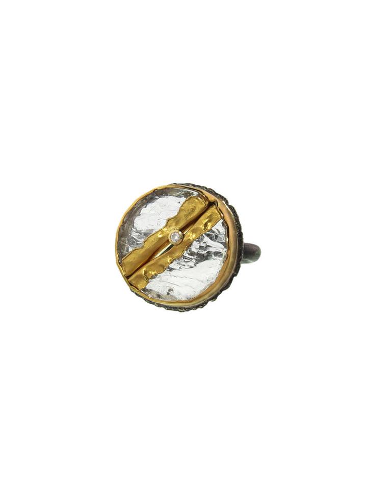 Jamie Joseph Rock Crystal Joinery Ring