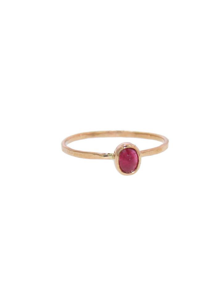 Melissa Joy Manning Faceted Ruby Ring
