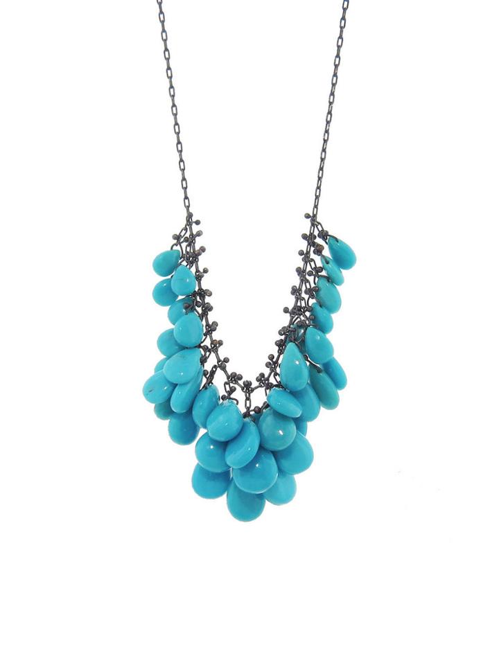 Ten Thousand Things Turquoise Luxe Cluster Necklace