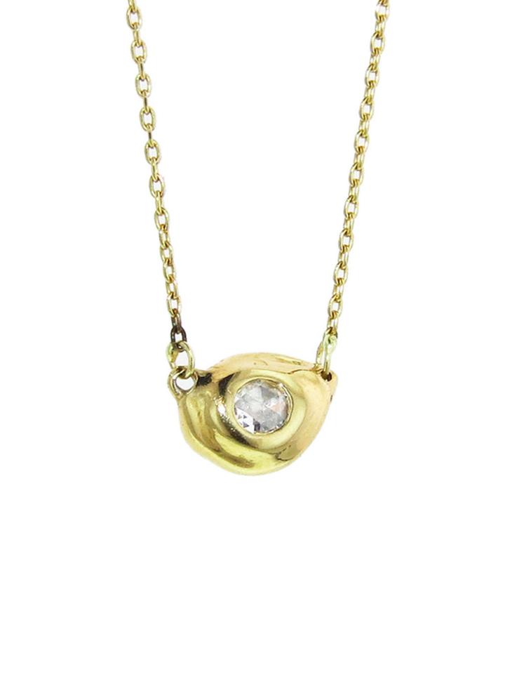 Ten Thousand Things Diamond Drop Pendant - Yellow Gold