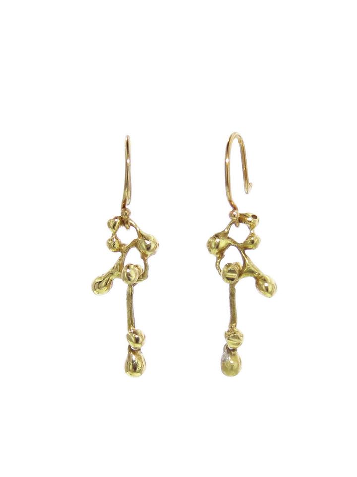 Ten Thousand Things Short Quasar Earrings - 18 Karat Gold