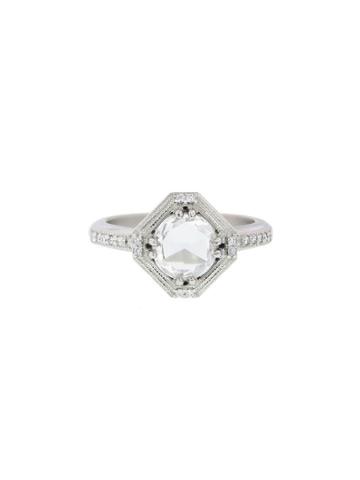 Megan Thorne Geometric Diamond Ring - White Gold