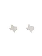 Finn Minor Obsessions State Of Texas Studs - White Gold