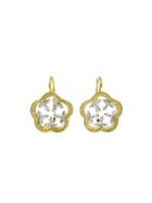 Cathy Waterman Double Milgrain Ribbon Earrings - 22 Karat Gold Platinum