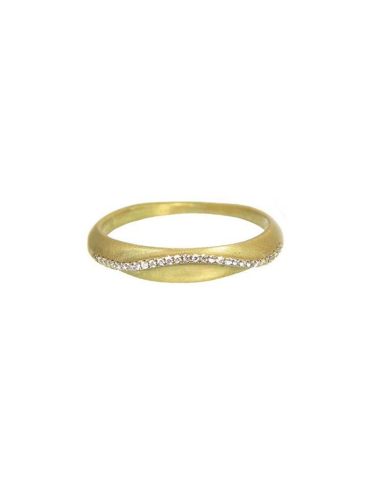 Ten Thousand Things Pave Diamond Wave Ring