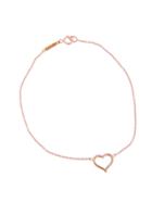 Jennifer Meyer Open Heart Bracelet - Rose Gold