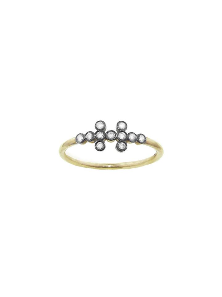 Yannis Sergakis Double Diamond Charni?res Stack Ring