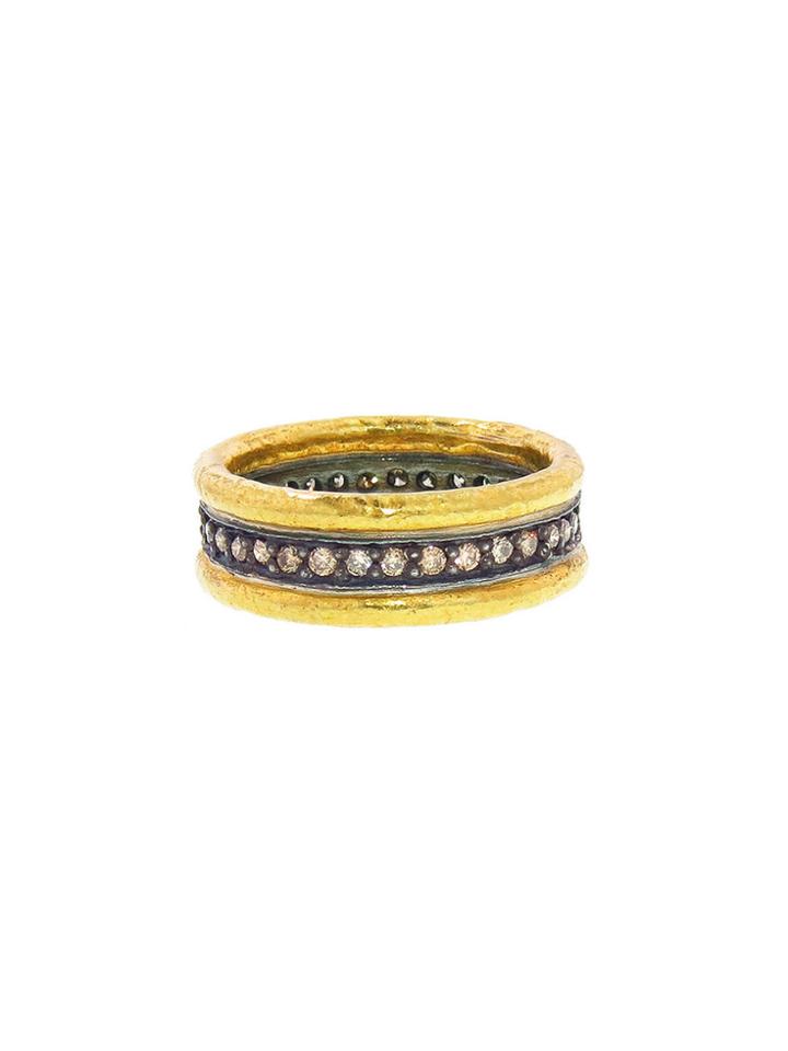 Ara Collection Mini Memory Band - Cognac Diamond