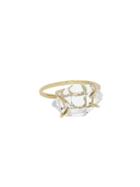 Melissa Joy Manning Large Herkimer Diamond Ring