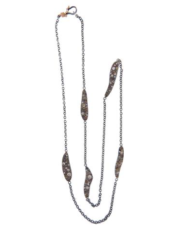 Todd Reed Organic Necklace With Autumn And White Diamonds
