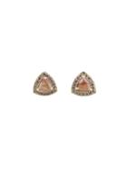 Sethi Couture Triangular Brown Diamond Studs