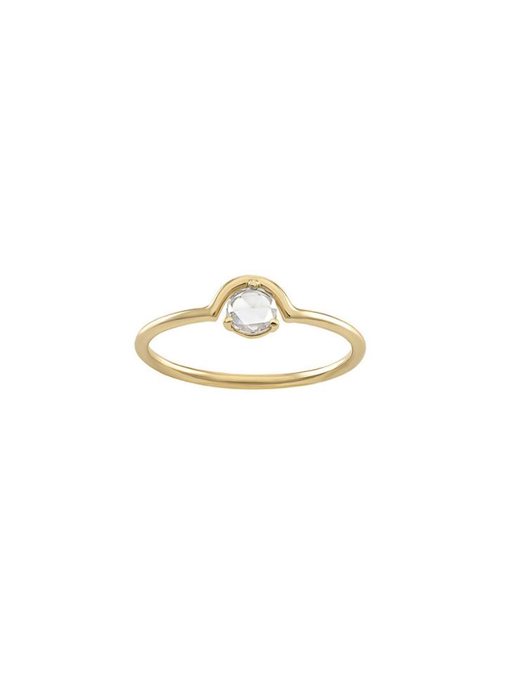 Wwake Single Nestled Diamond Ring