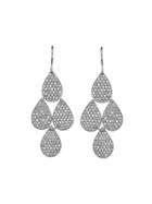 Irene Neuwirth Pave Diamond Four Drop Earrings - White Gold