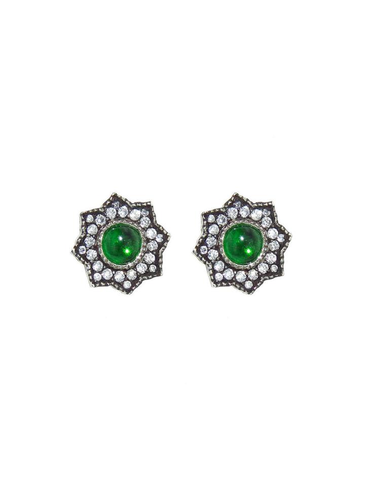 Arman Tsavorite Stud Earrings