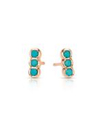 Ginette Ny Fallen Sky Turquoise Strip Studs