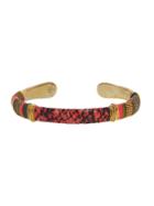 Gas Bijoux Pink Python Massai Cuff