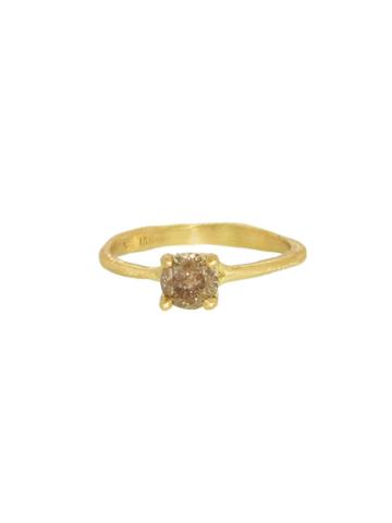 Yasuko Azuma Diamond Ring In Yellow Gold