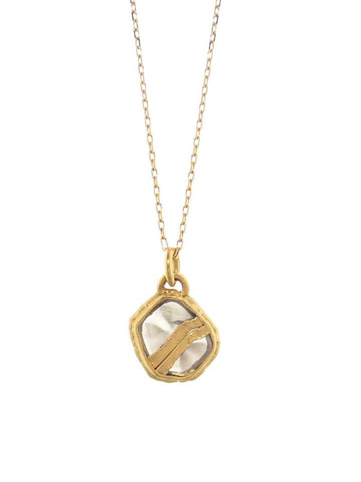 Jamie Joseph Diamond Slice Joinery Pendant Necklace