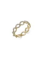 Irene Neuwirth Pave Diamond Woven Ring - Yellow Gold