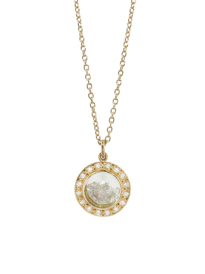 Ylang 23 Circle Dome With Diamonds Necklace