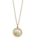 Ylang 23 Circle Dome With Diamonds Necklace
