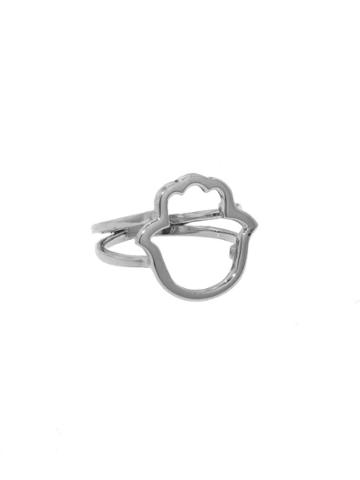 Daniela Rivkah Hamsa Ring - Silver