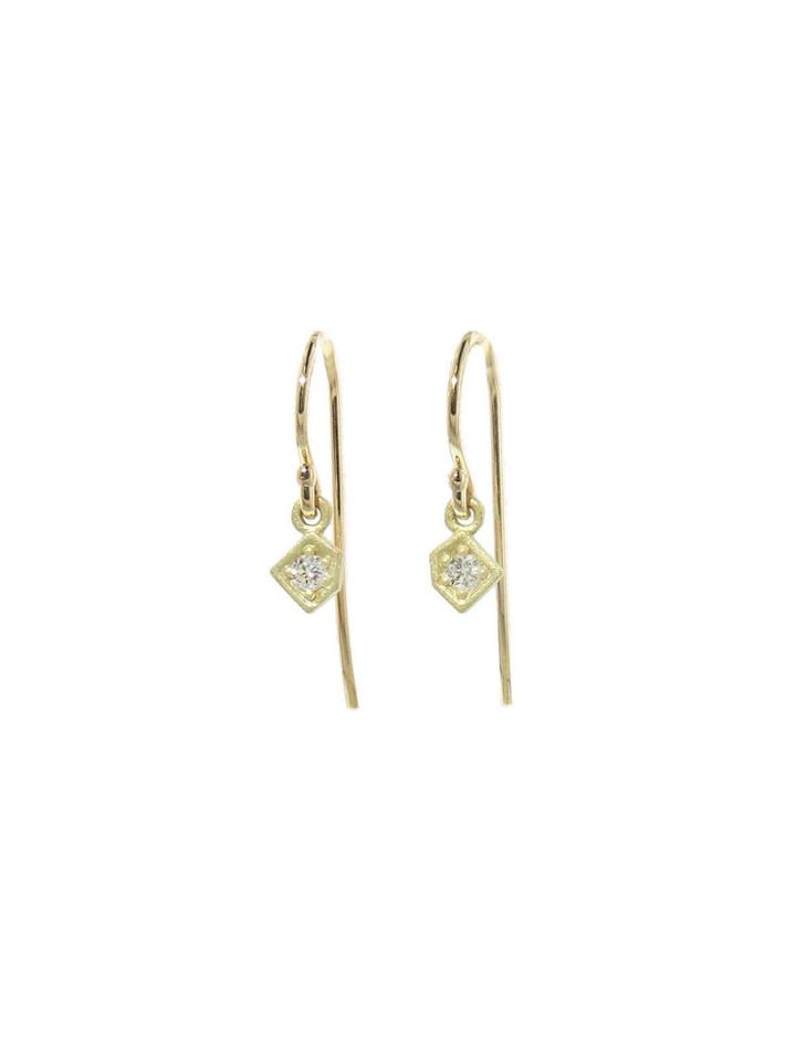 Ylang 23 Tiny Diamond Geometric Earrings