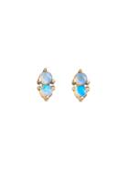 Wwake Two Step Earrings - Opal