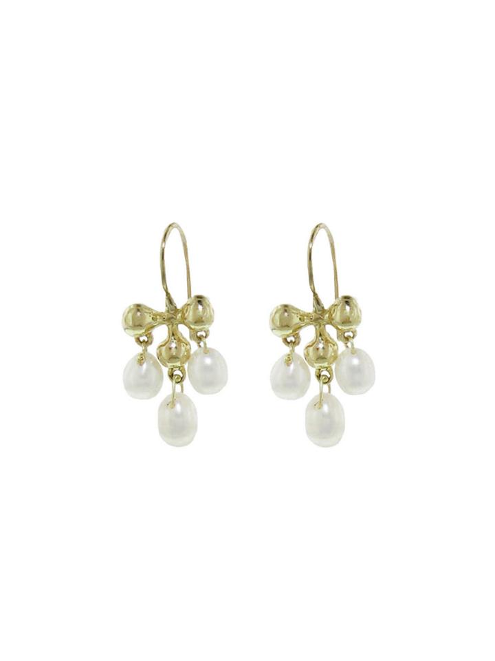 Ten Thousand Things Tiny Victorian Pearl Dangle Earrings