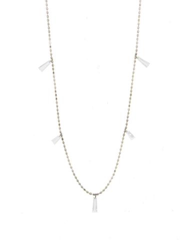 Kataoka Baguette Diamond Fringe Necklace - Yellow Gold