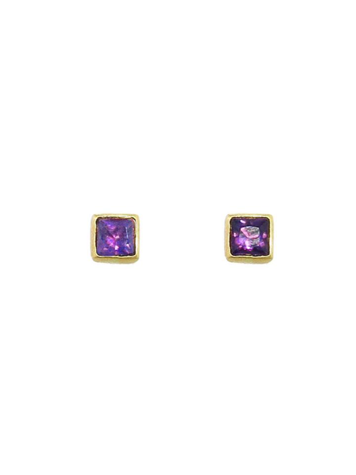 Annette Ferdinandsen Amethyst Square Studs