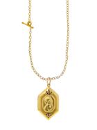Cathy Waterman Child Charm Locket - 22 Karat Gold