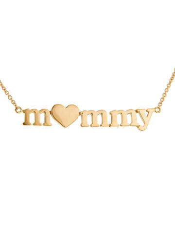 Jennifer Meyer M<3mmy Necklace To Benefit Baby2baby - Yellow Gold