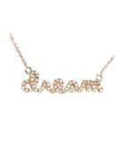 Sydney Evan Diamond Dream Necklace In Rose Gold