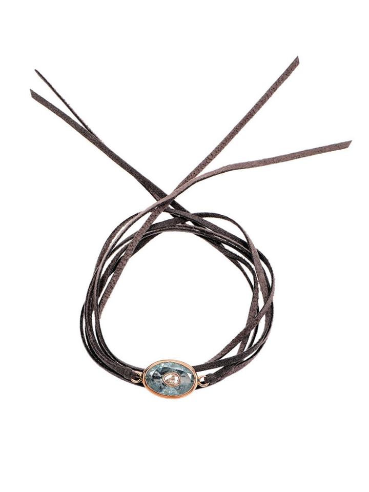 Pascale Monvoisin Summer Wrap Bracelet - Aquamarine