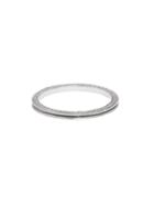 Cathy Waterman Double Milgrain Band - Platinum