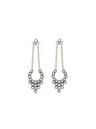 Yannis Sergakis Small Blackened Charni?res Earrings With Diamonds