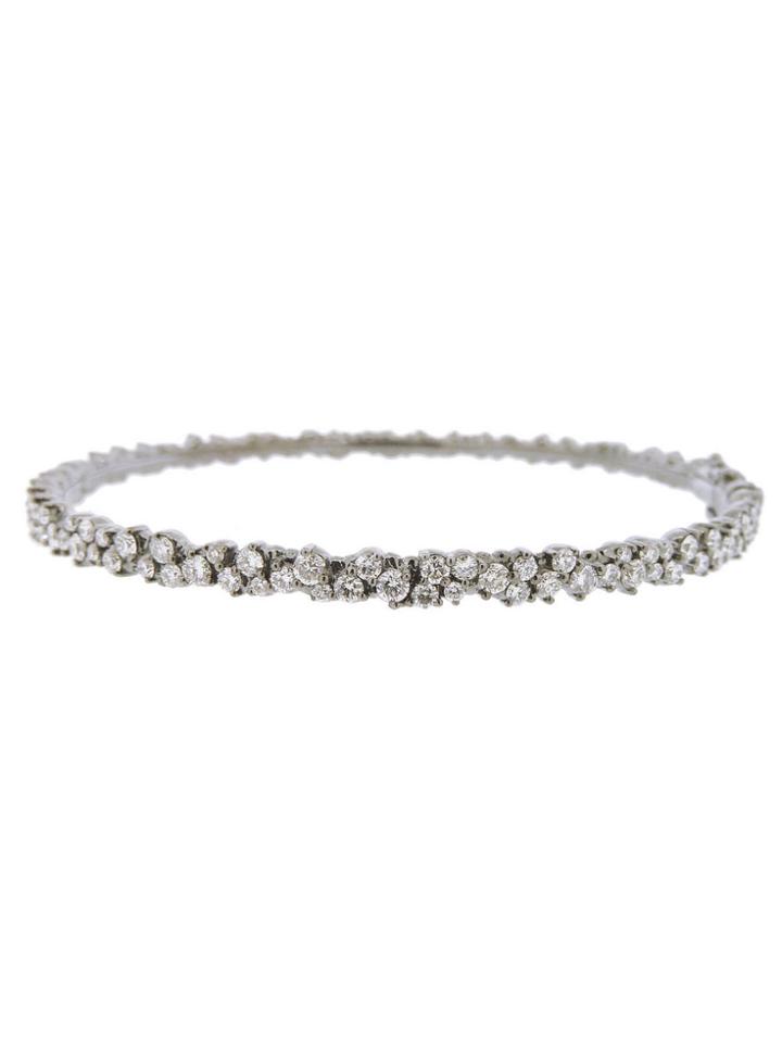 Paul Morelli Confetti Bangle With White Diamonds - Blackened Gold