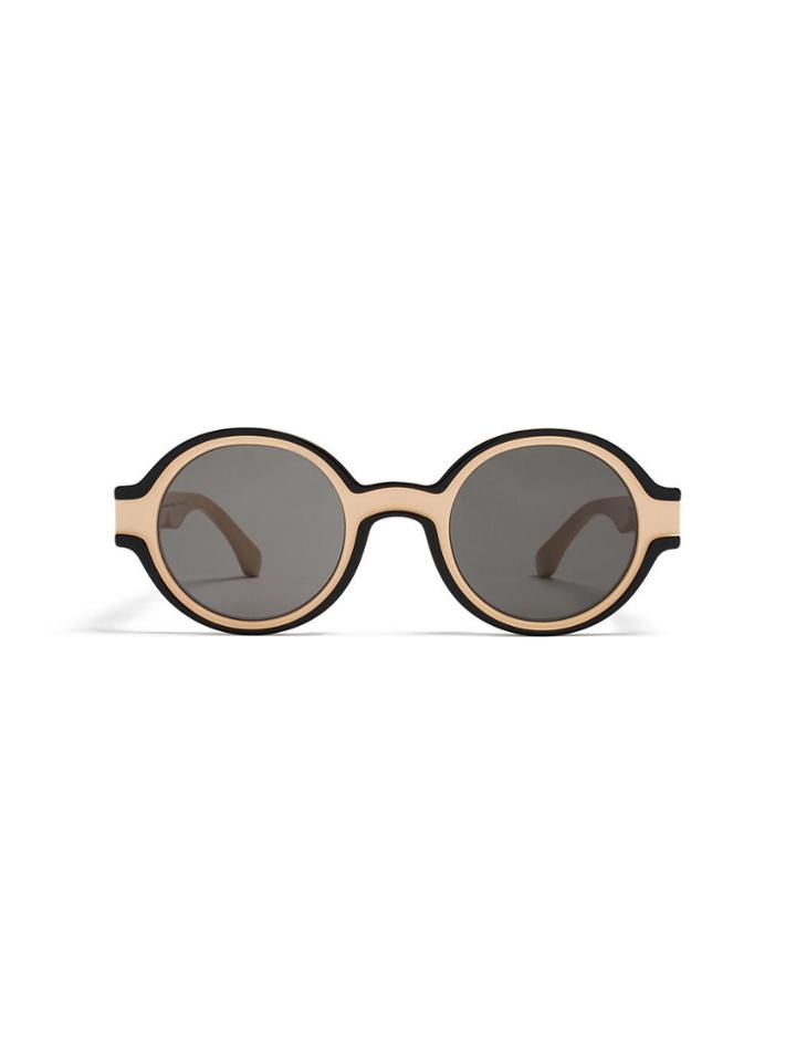 Ylang 23 Nude And Black Mykita X Maison Margiela Sunglasses - Dual 006