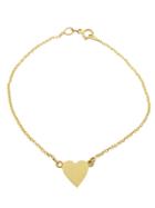 Jennifer Meyer Designer Jewelry Heart Bracelet - Yellow Gold