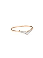 Ginette Ny Diamond Wise Ring - Rose Gold