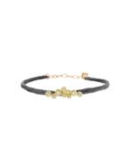 Yasuko Azuma Diamond Cluster Bracelet - 18 Karat Yellow Gold Sterling Silver