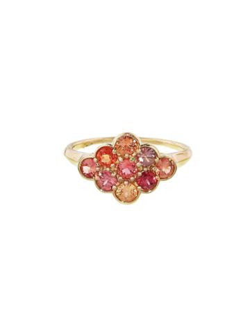 Lori Mclean Mixed Sapphire Nine Stone Ring