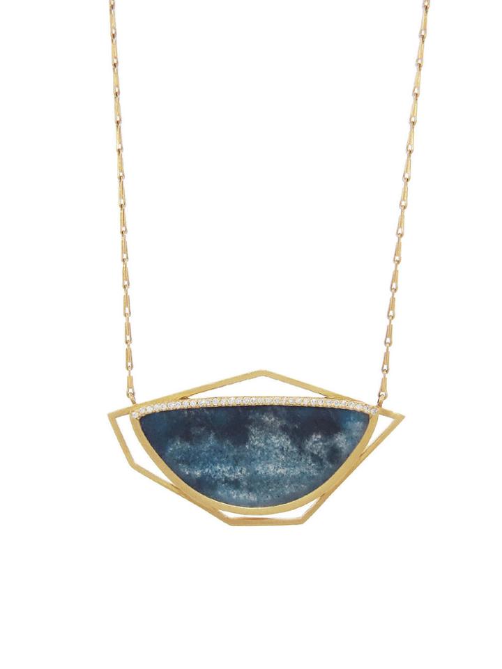 Monique Péan Gilalite And White Diamond Necklace