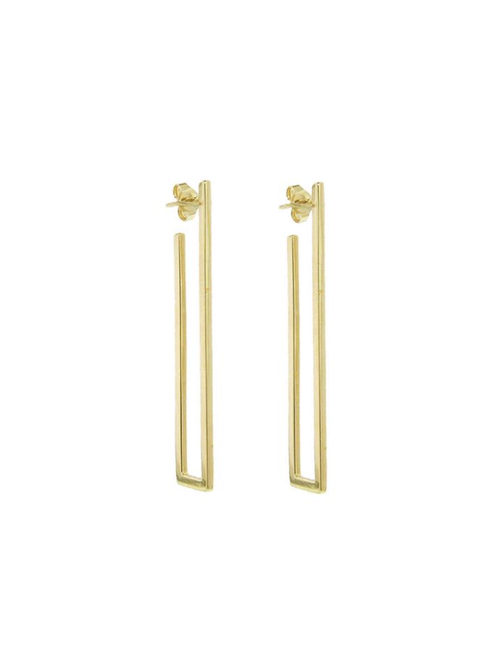 Jennifer Meyer Large Rectangle Hoops