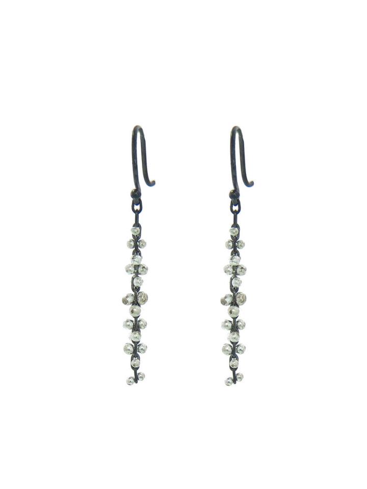 Ten Thousand Things Short Cluster Earrings - Sterling Silver